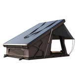HRT-007 X‑Type Hinge Aluminum Honeycomb Triangular Raised Roof Top Tent, Rainproof & Sun‑Shade, Quick‑Open Hardcore Off‑Road Outdoor Camping